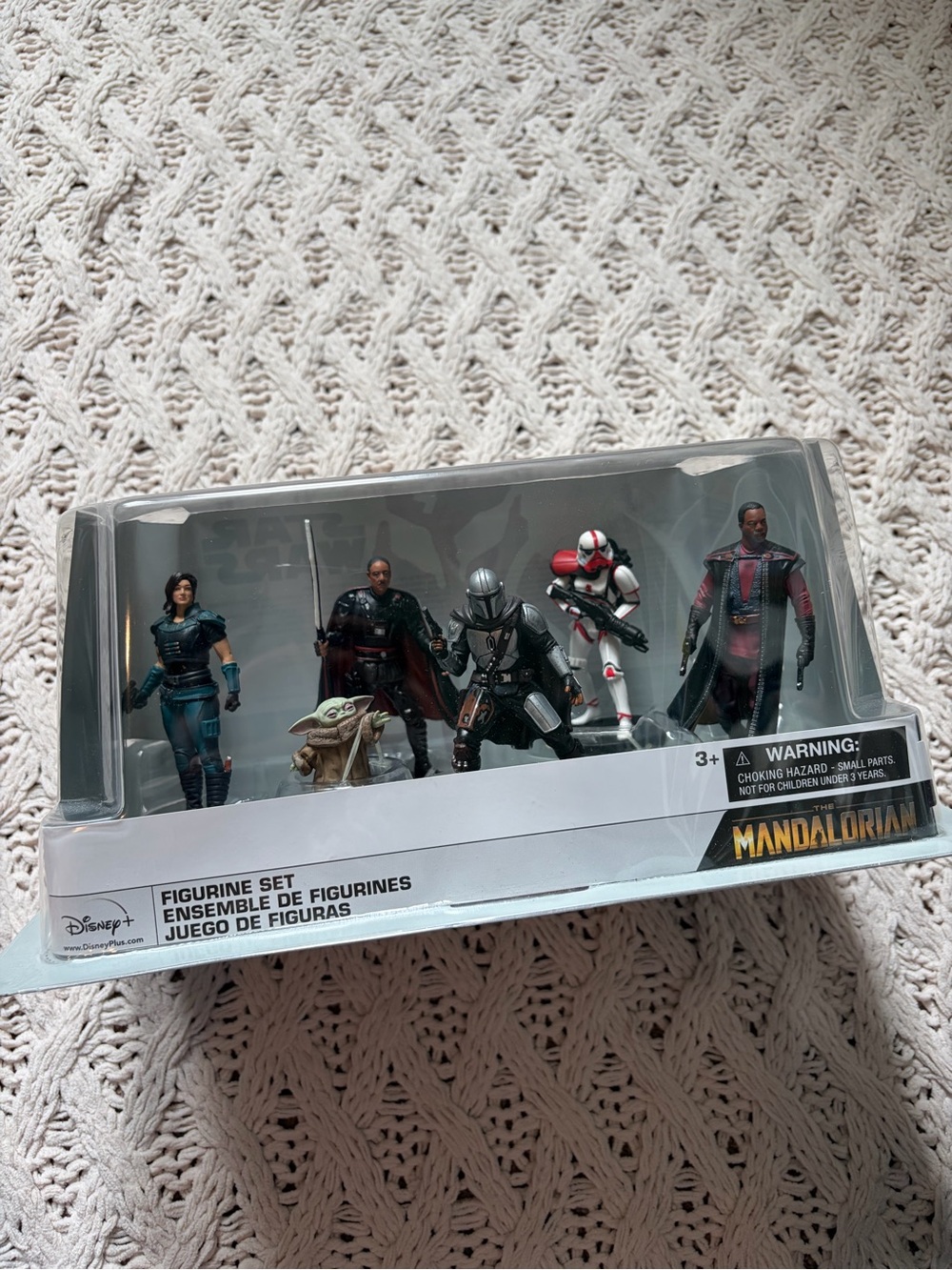 Disney Store Star Wars The Mandalorian Figurine Set Sealed NIB Grogu Mando